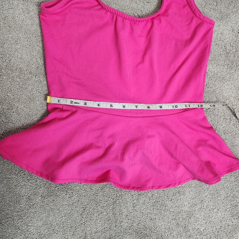 As Seen On Katherine Pierce Alternative Color Pink Bebe Peplum Top Size XS Y2K - Picture 8 of 10
